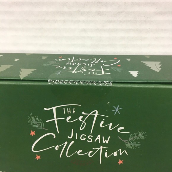 Jigsaw Puzzle The Festive Jigsaw Collection Winter Cabin 1000 pcs w/Post… - Picture 8 of 11